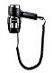 Haarf�n mit Wandhalterung 1600W ein/aus Druckschalter sw
