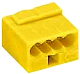 4-Leiter-Micro-Dosenklemme 0,5-0,8mm gelb