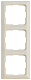 Rahmen 3-Fach Creo Mandelweiss