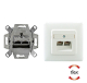 RUTENBECK 136112070 Anschlussdose 2-fach Cat 6a iso reinweiss