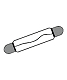 Classic Soffitenlampe14V / 1W,7x36mm