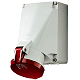 Cee-Wandsteckdose 63A 5P 400V6H IP44