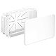 Unterputz Verbindungskasten, 240x142x87mm, halogenfrei, Deckel+Ger�teschrauben