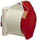 Anbaudose gerade 32A 5P 400V 6