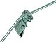 Dachrinnenklemme St/tZn f. Wulst 13-25mm m. Zweischrauben-�b