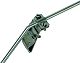 Dachrinnenklemme NIRO f. Wulst 13-25mm m. Zweischrauben-�berleger f. Rd 7-10mm