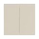 Wippe 2-fach f�r Serienschalter elfenbeinwei� - Plattform 63