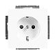 SCHUKO Steckdosen-Einsatz Safety+ studiowei� - Plattform 63