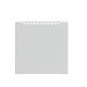 Blindabdeckung mit Bel�ftungsschlitzen studiowei� - Plattform 63