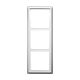 Abdeckrahmen 3-fach alpinwei�- Allwetter 44 (IP44)