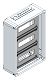 AP-Installations-Flachverteiler, 30TE o.RW, B350xH505xT130mm