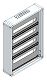 AP-Installations-Flachverteiler, 88TE o.RW, B565xH755xT130mm