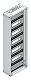 AP-Installations-Flachverteiler, 50TE o.RW, B350xH1055xT130m