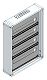 AP-Installations-Flachverteiler, 88TE m.RW, B565xH755xT130mm