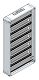 AP-Installations-Flachverteiler, 110TE m.RW, B565xH1055xT130