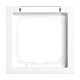 Abdeckrahmen mit Sichtfenster1-fach studiowei� - future lin