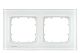 DELTA miro Glas Rahmen 2-fachEchtmaterial Glas wei� 161x 90