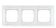 DELTA miro Glas wei� Rahmen 3-fach