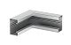 Inneneck symmetrisch 70x130x300 Aluminium eloxiert