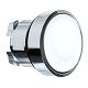 Drucktaster, Frontelement, XB4, Metall, 22mm, wei�, tastend