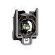 Lampenfassung+Befestigungsflansch, XB4, Metall, wei�, LED, S