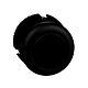 Drucktaster, Frontelement f�rH�ngetaster XAC-A, schwarz, mi