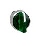 Leuchtwahlschalter Frontelement XB4, Metall, 22mm, gn, f�r L