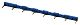 Verbindungsbr�cke, blau, 8-polig, f�r Fassungen 95.03/95.05