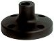 Fu� f�r Rohr D25mm, Kunststoffschwarz