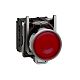 Leuchtdrucktaster, XB4, Metall, 22mm, rot, LED, glatte Kalot