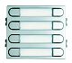 Skyline Tastenmodul VDS/DUOX 4Doppeltaster (8), silber/chro