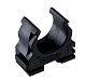 Kunststoff-Klemmschelle clipfix-UV 25 schwarz 50 Stk.