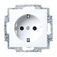 SCHUKO Steckdosen-Einsatz Safety+ alpinwei� - balance�SI