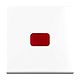 Wippe mit roter Kalotte alpinwei� - balance�SI