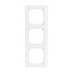 Abdeckrahmen 3-fach alpinwei�- Busch-balance�SI