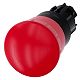 Not-Halt-Pilzdrucktaster, 22mm, rund, Kunststoff, rot, Drehe