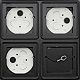 AP-Geh�use 2x 2f System 106 Anthrazit