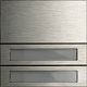 Ruftastenmodul 2f System 106 Edelstahl