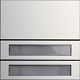 Ruftastenmodul 2f System 106 Aluminium