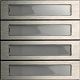 Ruftastenmodul 4f System 106 Edelstahl