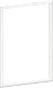 Blendrahmen ohne T�r f�r FW73U..