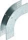 Vertikalbogen 90� fallend 110x300 Stahl bandverzinkt
