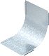 Deckel f�r Vertikalbogen 90� steigend B100mm Stahl bandverzi