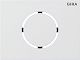 Frontpl. T�rstationsmodul System 106 Verkehrswei�(lack.)