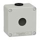 Leergeh�use XAP, Metall, grau,f�r 1x22mm, 80x80x51,5, M20