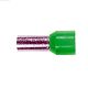 Aderendh�lse, isoliert, schwarz 1,5qmm - 18mm VE 100, T-M