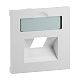 SEANO Abdeckung 1x RJ45 f�r Datendosen Fremdfabrikate, Farbe