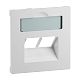 SEANO Abdeckung 2x RJ45 f�r Datendosen Fremdfabrikate, Farbe