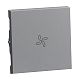 SEANO Wippe mit Symbol L�fterin der Farbausf�hrung Aluminiu