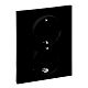 SEANO 2-fach Schuko-Steckdose,Steckklemmen, erh�hter Ber�hr